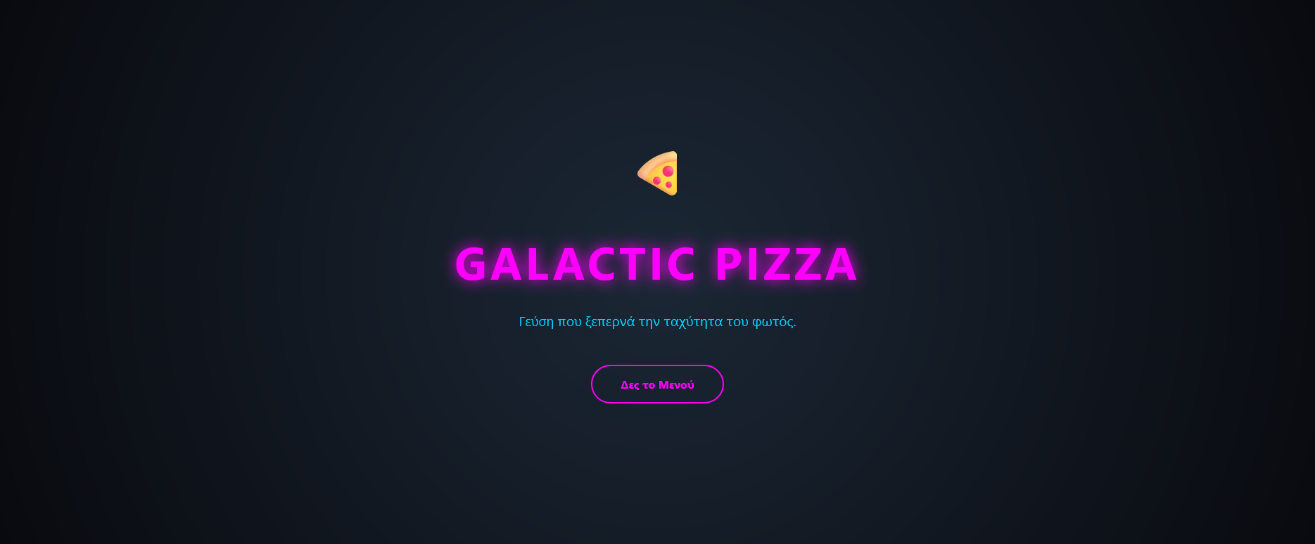 Demo Project Pizza Galaxy